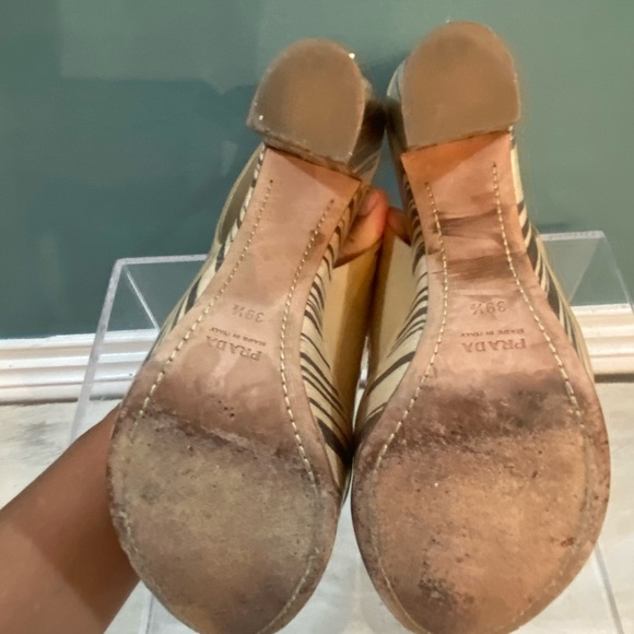 Prada open toe platforms size 39 - Picture 5 of 5